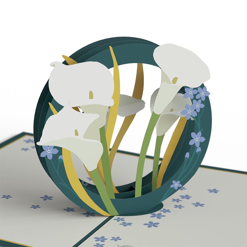 with deepest sympathy pop up card